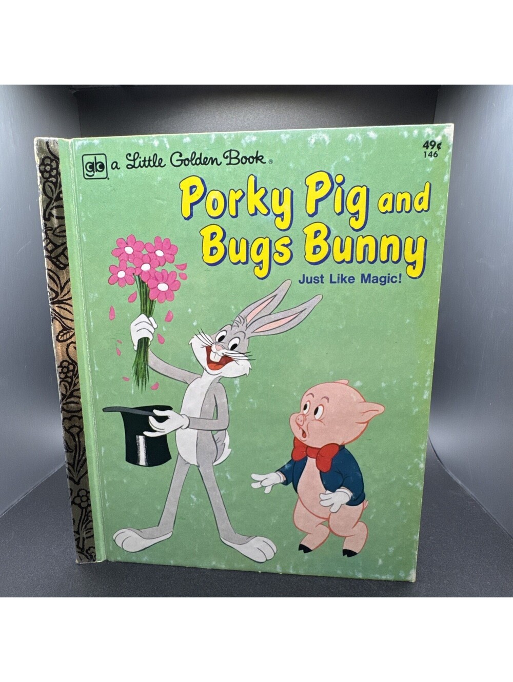 Porky Pig & Bugs Bunny Just Like Magic a Little Golden Book Vintage 1976